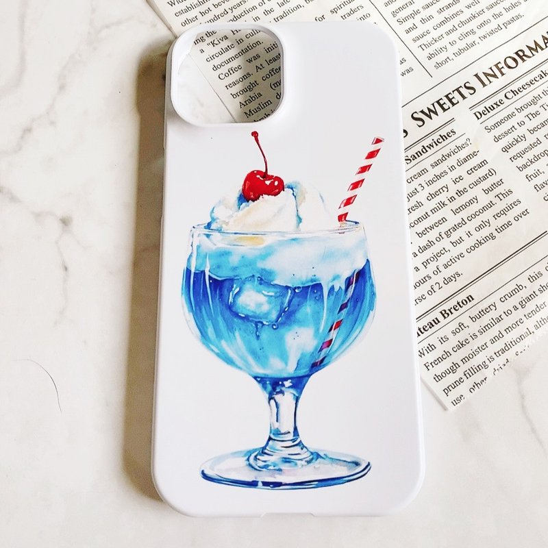 奶油苏打 iPhone 15 手机壳假糖果 - 手机壳/手机套 - 粘土 白色