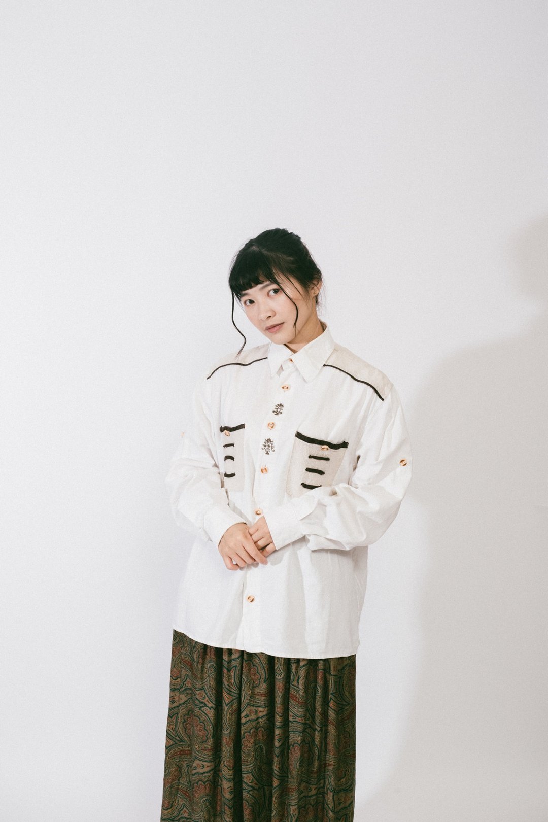 提洛尔衬衫.Tyrolean Shirt【初恋贩卖所】Vintage.A979 - 女装衬衫 - 棉 