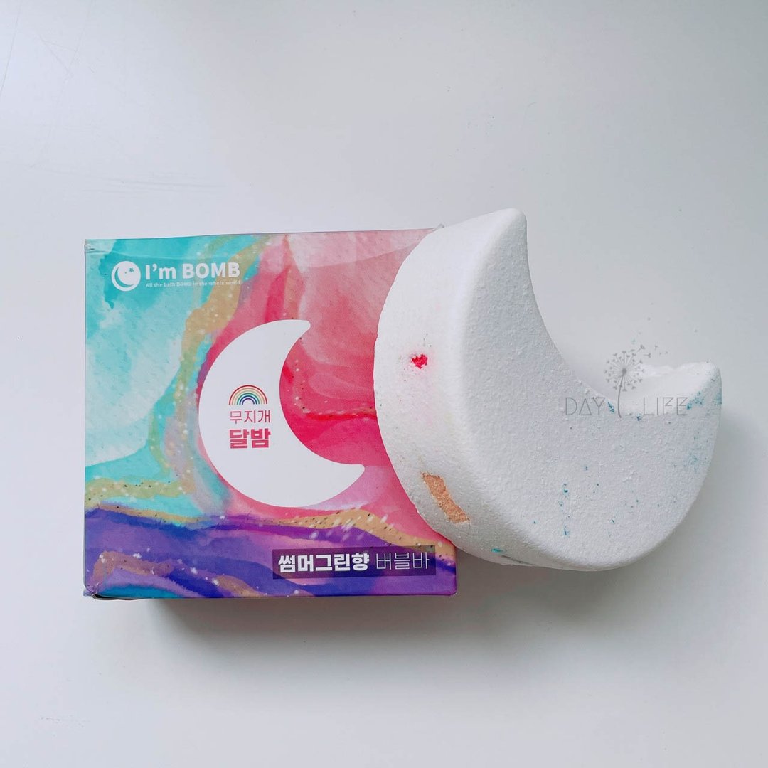 韩国 I'm BOMB 月亮 彩虹天堂沐浴汽泡球 - 卫浴用品 - 其他材质 多色