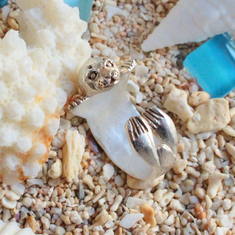 Seal Seal Ring RN132 - 戒指 - 其他金属 银色