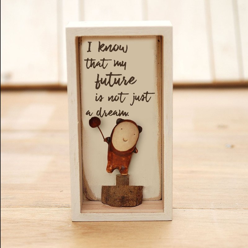 定制化专属-For You 专属手作生日礼物(单偶) - 摆饰 - 陶 卡其色