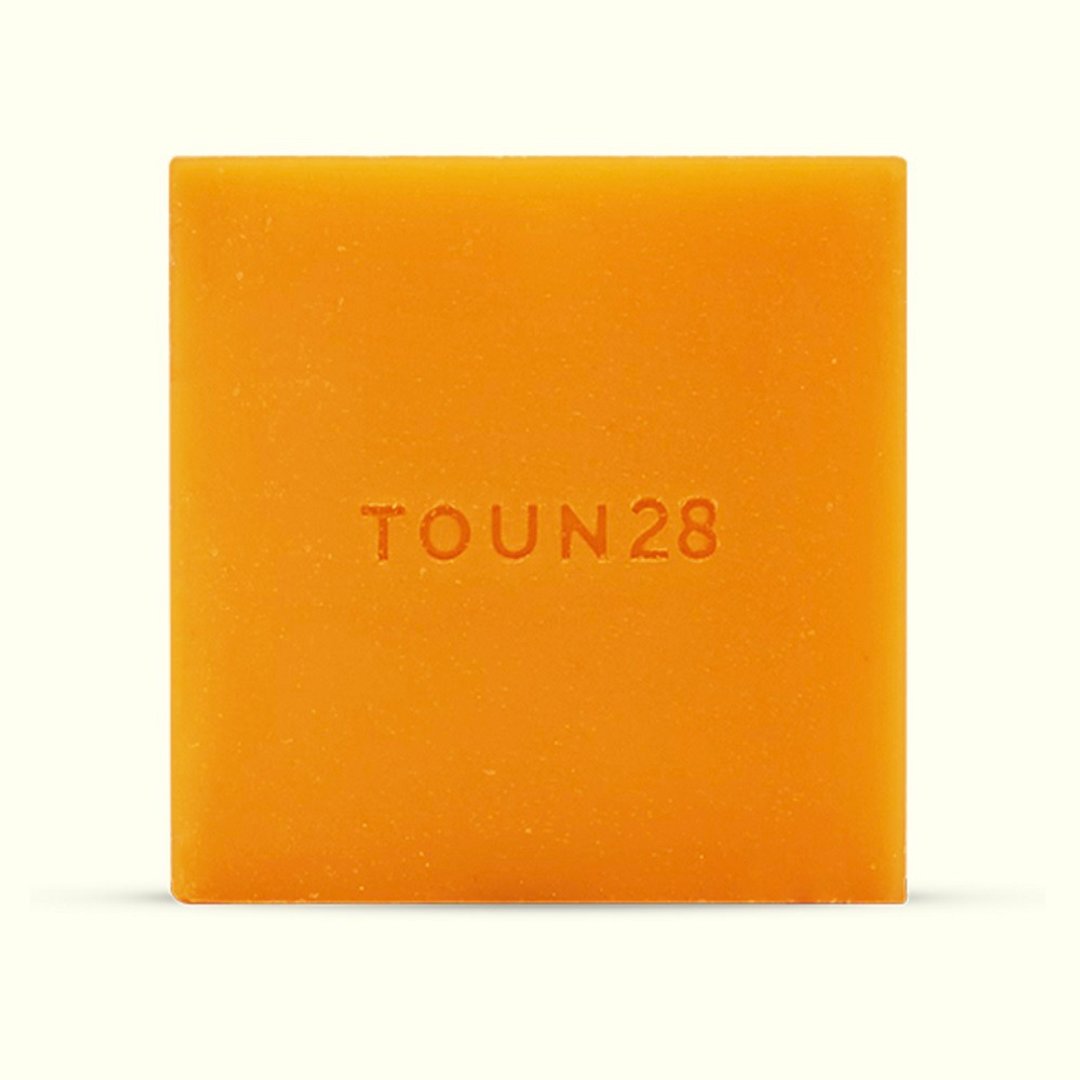 TOUN28洁颜饼-S16沙棘+山茶花籽油100g|无皂碱洗卸合一不干燥肌肤 - 脸部清洁/卸妆用品 - 浓缩/萃取物 橘色