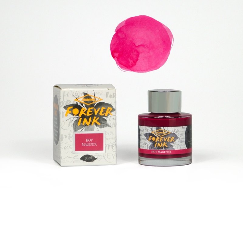 Diamine 永恒墨水 50ml - 热品红 - 墨水 - 玻璃 粉红色
