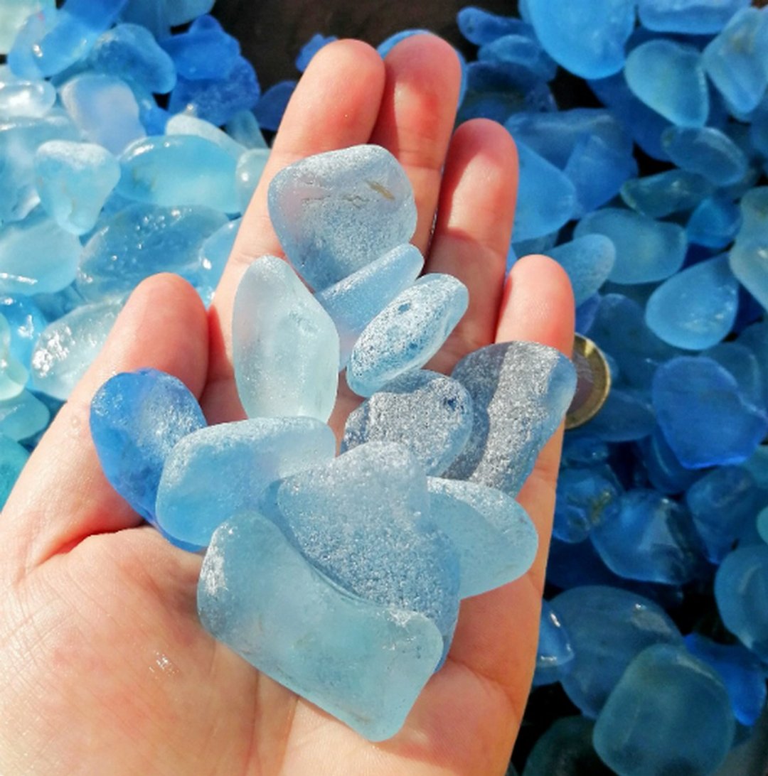 我只卖真正的正品海玻璃 - 陶艺 - 玻璃 蓝色
