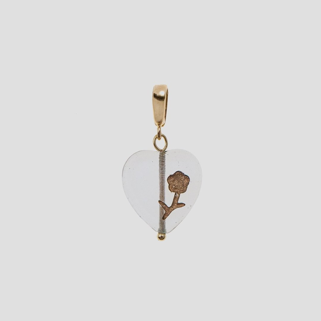 项链坠 | Blossom Heart 琉璃花心 - 项链 - 其他材质 透明