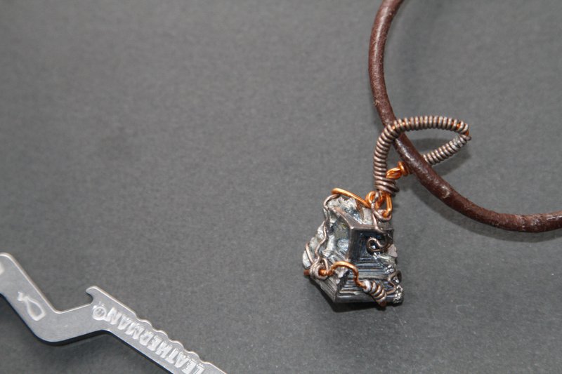 【铋系列】铋晶体坠饰 _ Steampunk - 项链 - 其他金属 多色