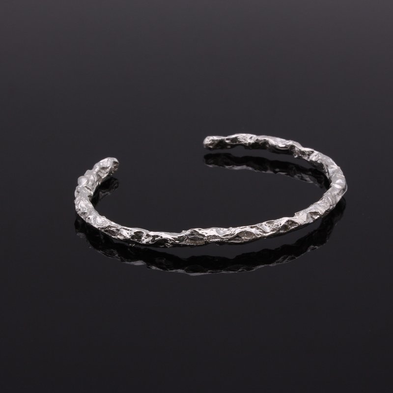 半天花纯银手环 花系列 - 手链/手环 - 纯银 银色