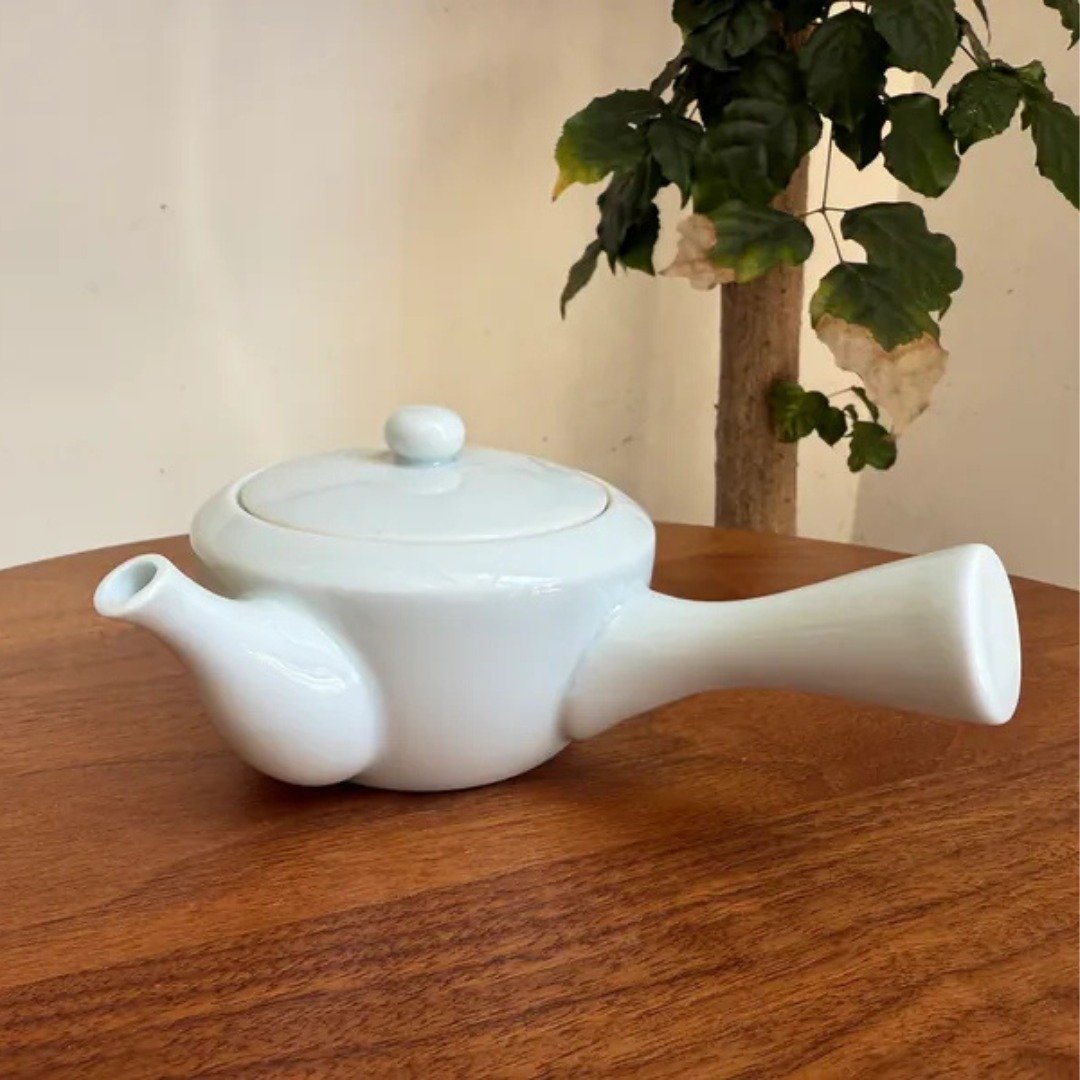 【303select】有田烧 日本 白瓷茶壶  白瓷小仙茶 大 - 酒杯/酒器 - 瓷 