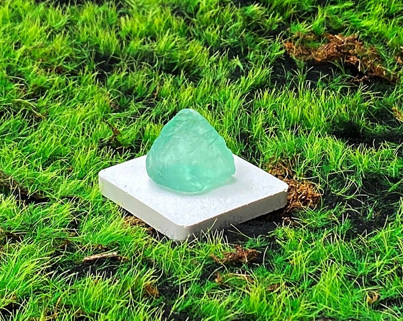 天然冰透清新绿萤石原石 稳定情绪 清除负面思绪 快速出货 - 摆饰 - 水晶 绿色