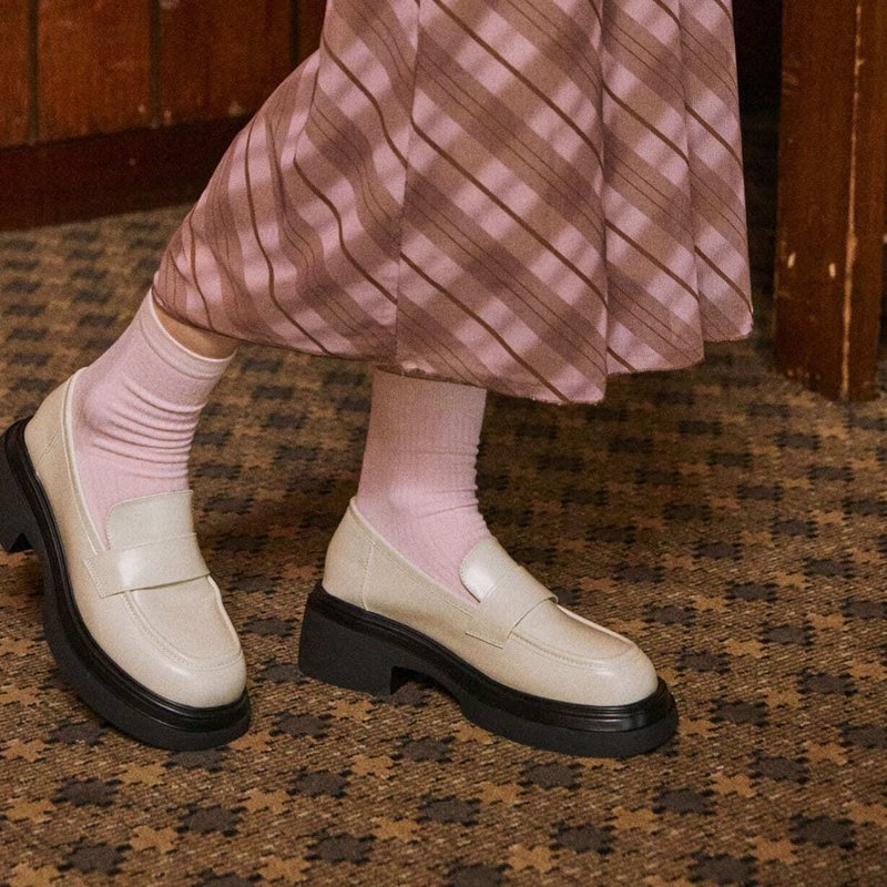 PRE-ORDER SPUR Classic Flatform Loafer -UA9011IV - 其他女款皮鞋 - 其他材质 