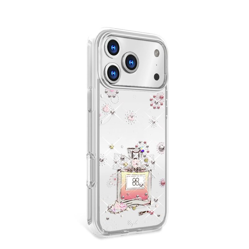 iPhone17/16/15/14/13/12/11 轻薄军规防摔彩钻手机壳-维也纳馨香 - 手机壳/手机套 - 其他材质 多色