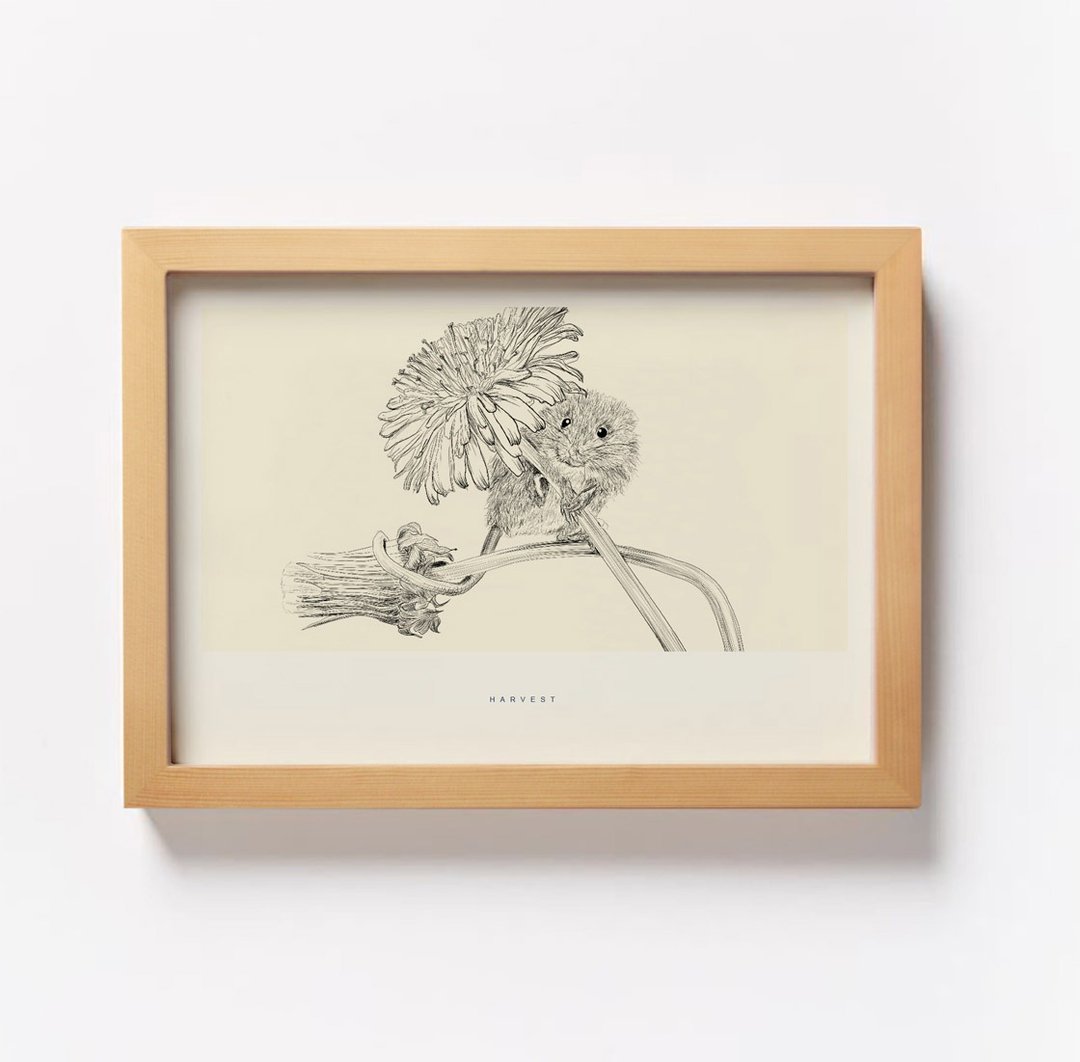 丰收鼠画像 装饰画 - 海报/装饰画/版画 - 纸 多色