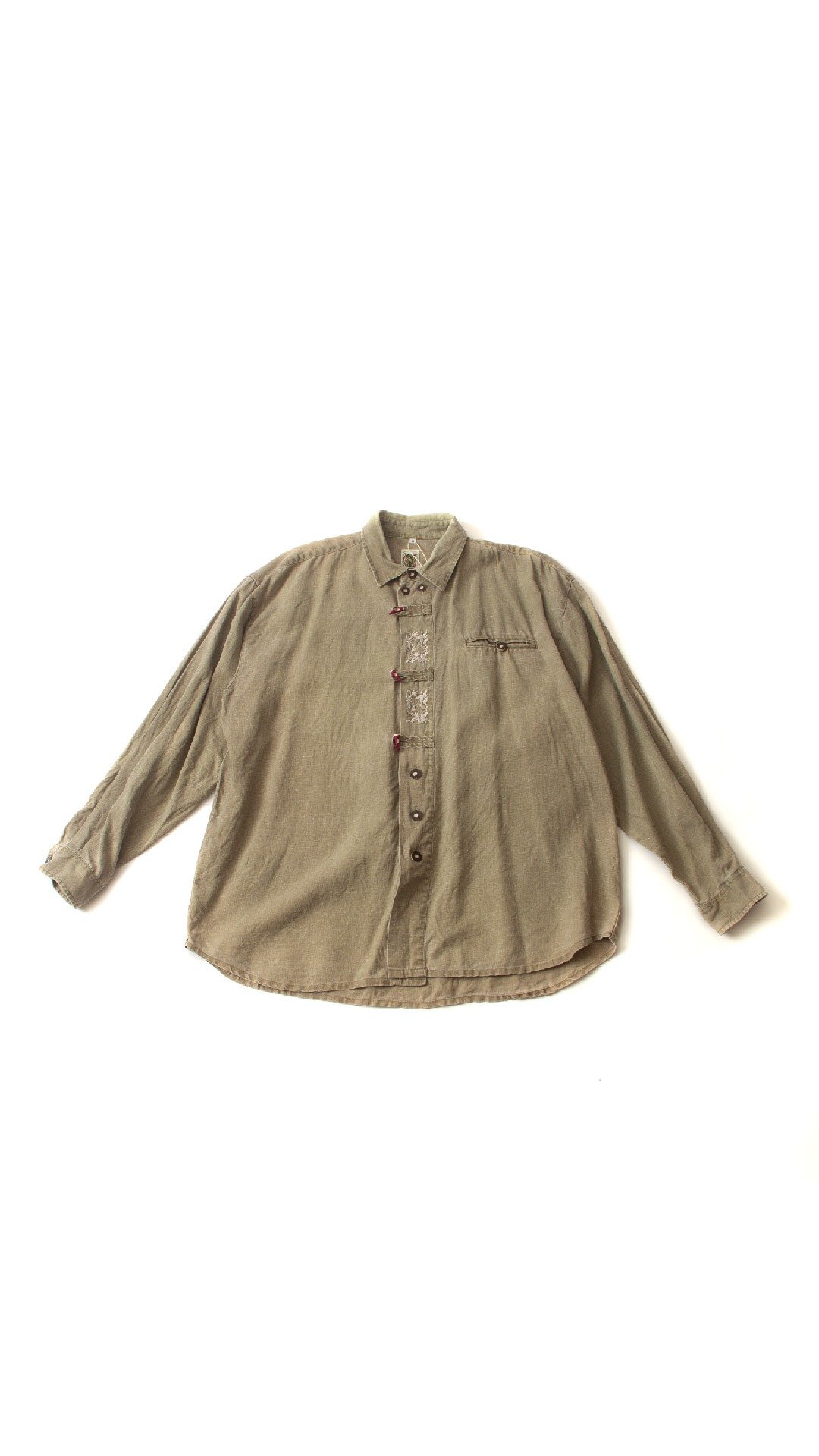 提洛尔衬衫.Tyrolean Shirt.古着【初恋贩卖所】Vintage.A970 - 女装上衣 - 棉 