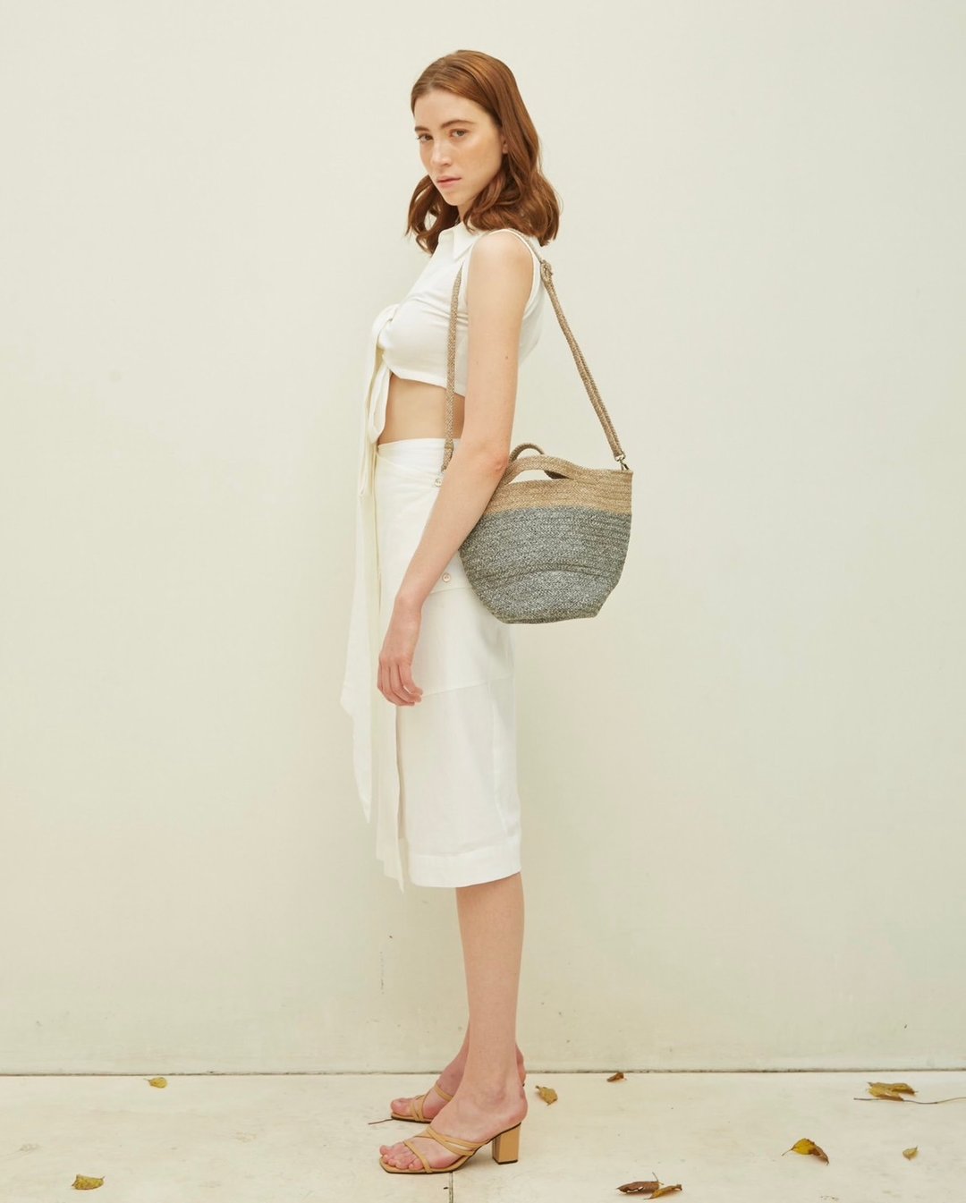 ALBA | TOTE BAG S - 手提包/手提袋 - 塑料 灰色