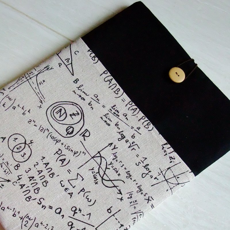 11", 13" Macbook Air case, 13" Macbook Pro case, Laptop case，Computer case 电脑袋，布套 ，布包 - 数学方程式 (231) - 电脑包 - 其他材质 黑色