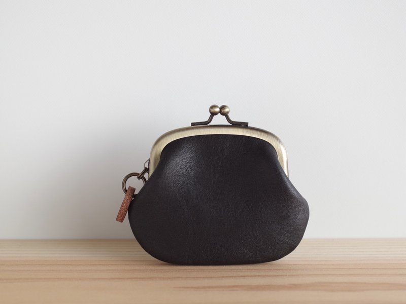 Nume leather coin case coin black - 零钱包 - 真皮 黑色