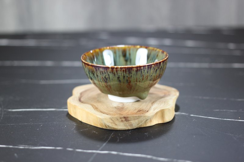 【沐春生活】森林 天目釉泪 圆满茶杯 莺歌陶艺名家叶敏祥作品 - 茶具/茶杯 - 瓷 