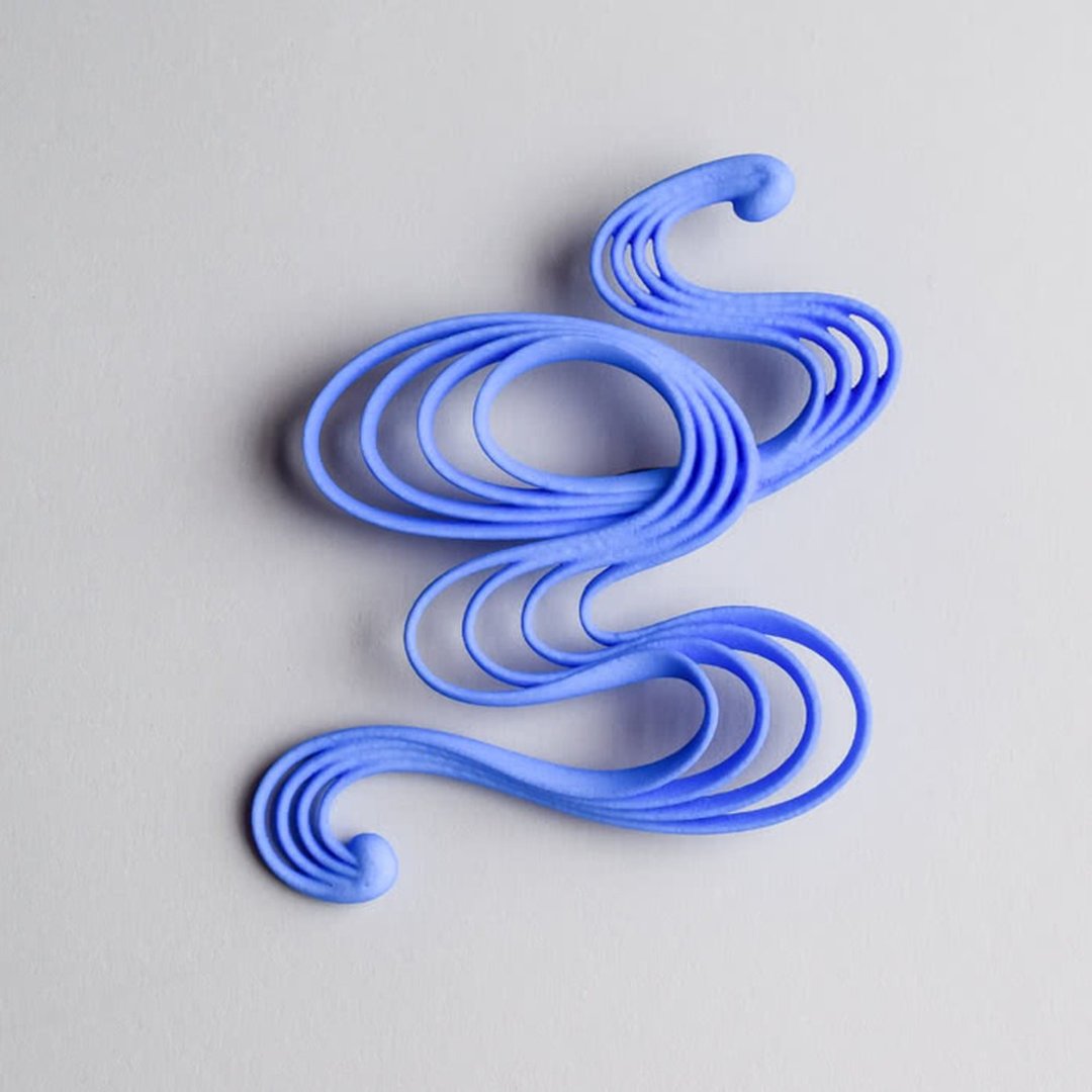 minamo brooch blue - 胸针 - 塑料 蓝色