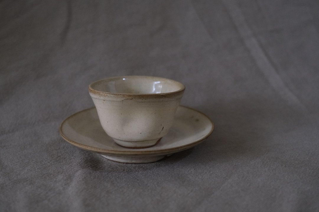 米黄- 茶杯组-4 - 茶具/茶杯 - 陶 