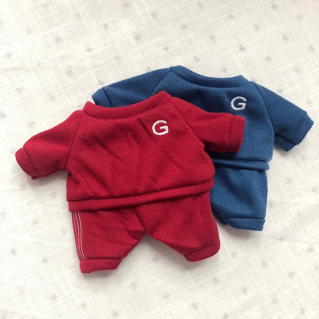 可动柴犬运动服不含狗 - 玩偶/公仔 - 其他人造纤维 蓝色