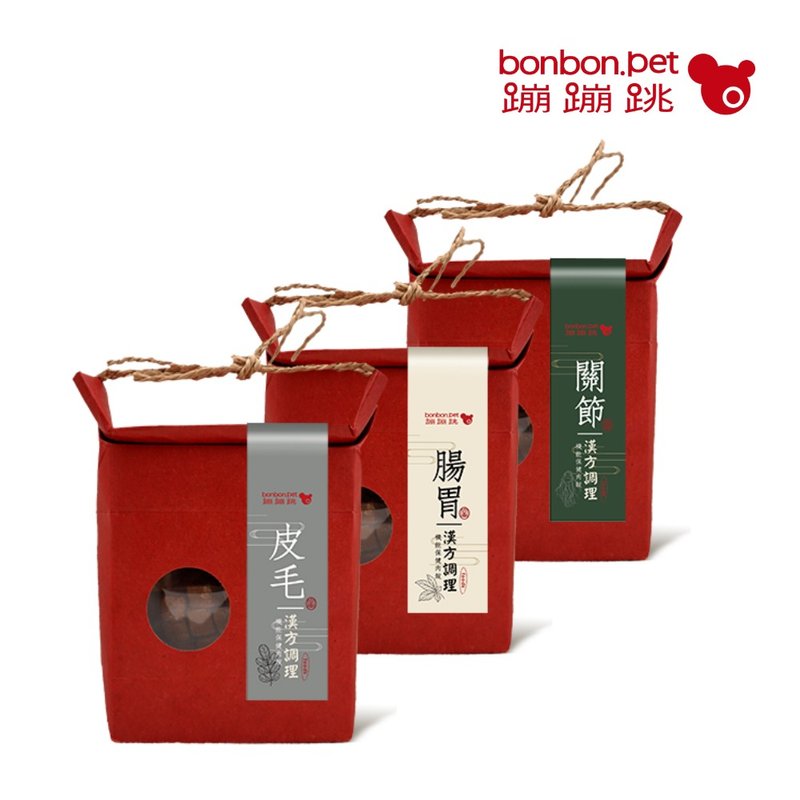 蹦蹦跳 汉方调理/肠胃+关节+皮毛 -保健肉锭(综合组) - 其他 - 其他材质 红色