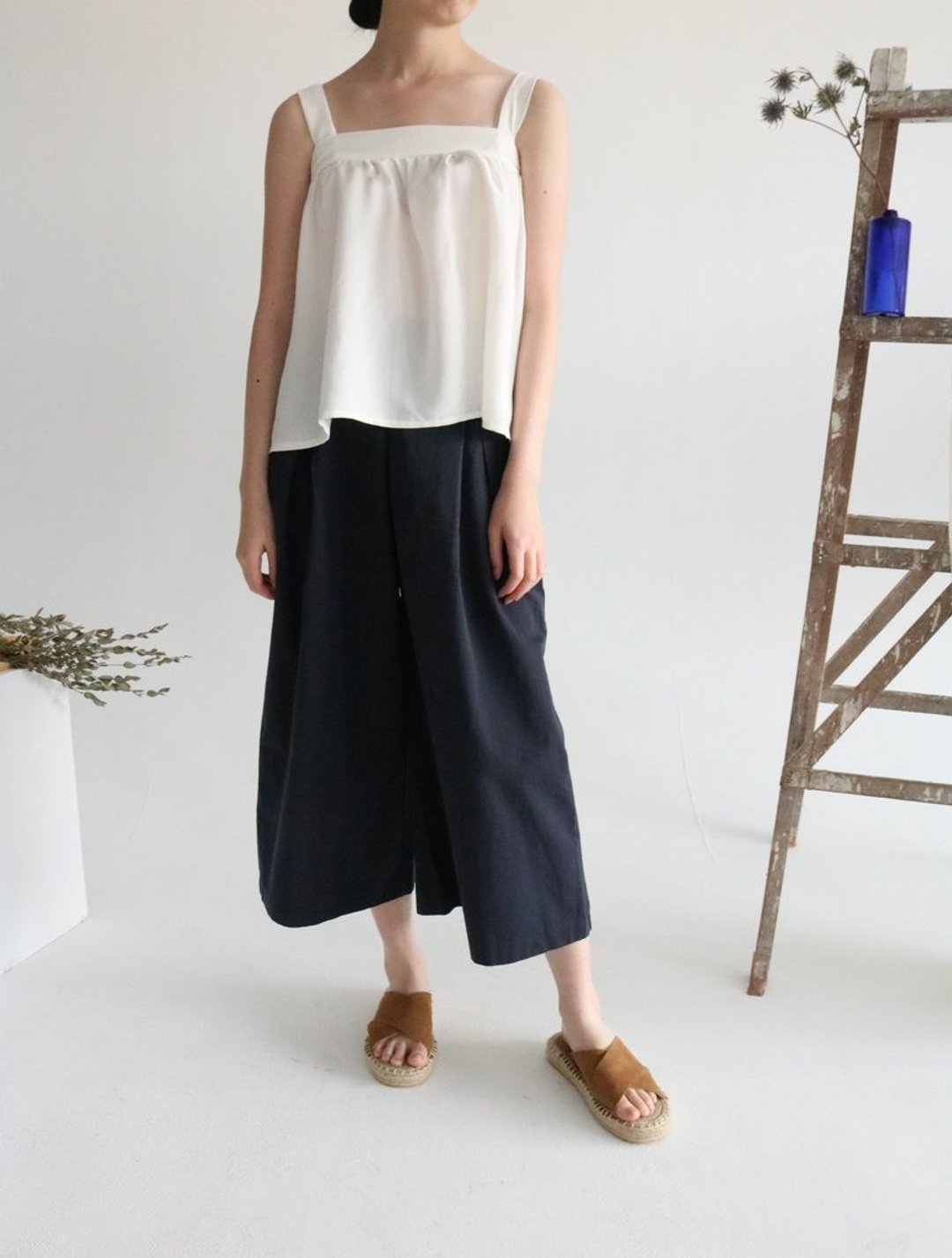 Nicoise Top (可订制其他颜色) - 女装上衣 - 棉 