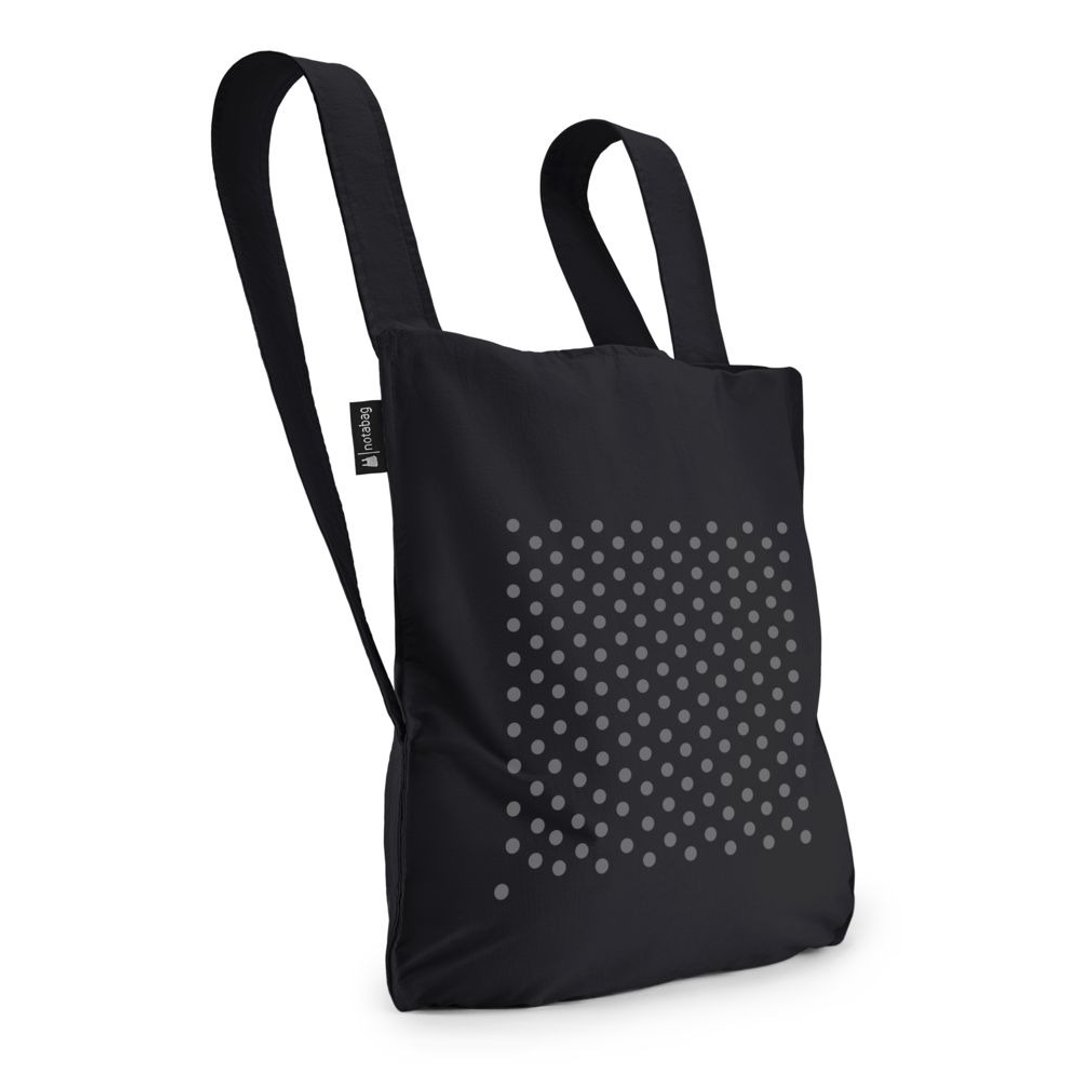 德国 Notabag 反光银三用后背包/购物袋/手提袋/肩背袋 - 圆点子 - 后背包/双肩包 - 其他材质 多色