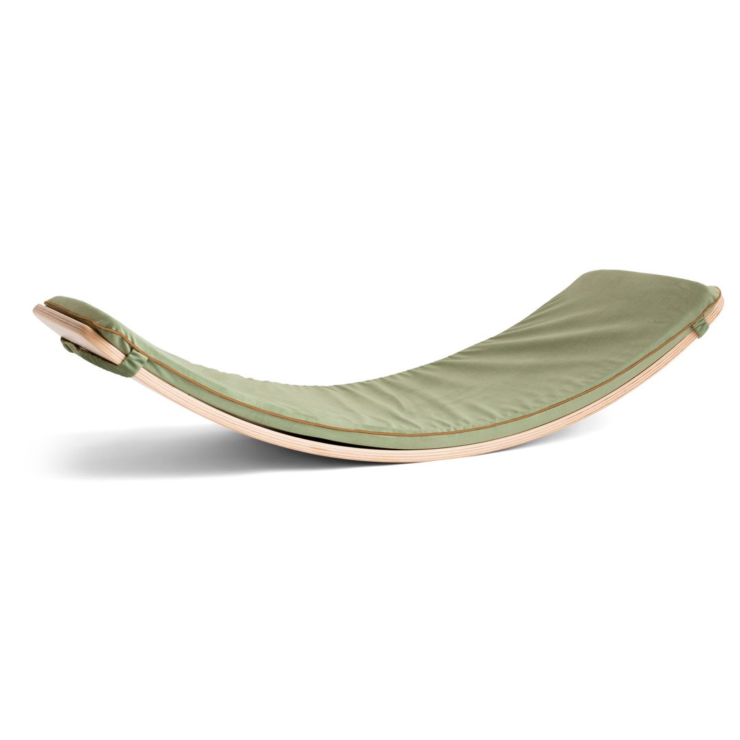 Wobbel - 平衡板/弯板 - 软垫/靠垫 - Olive - 儿童家具 - 棉 
