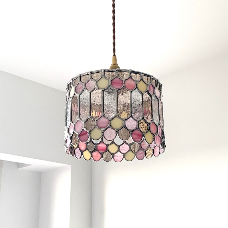 Jewel Night Mermaid Pink Cappuccino Bay View - 灯具/灯饰 - 玻璃 粉红色