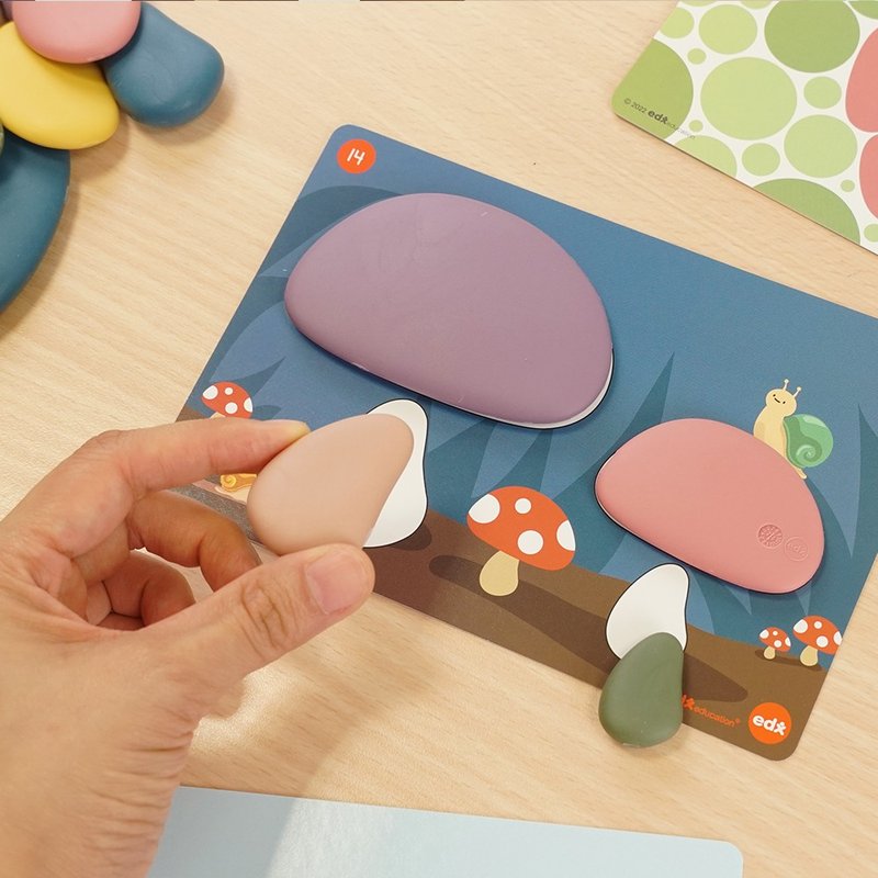 彩虹鹅卵石活动组-莫兰迪色 (13222C)  生日礼物 新年礼物 益智 - 玩具/玩偶 - 塑料 