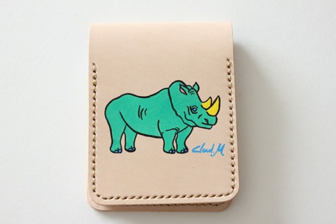 Notepad Case / Rhodia No. 11 Green Sai - 笔记本/手帐 - 真皮 绿色