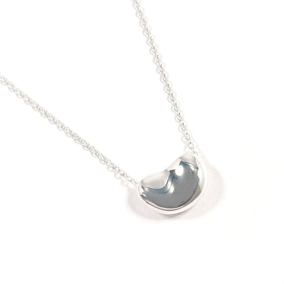 【日本直送．二手美品】蒂芙尼 TIFFANY&Co. 项链 豆豆系列 Elsa Peretti 银 925 配件 抛光处理 - 项链 - 纯银 银色