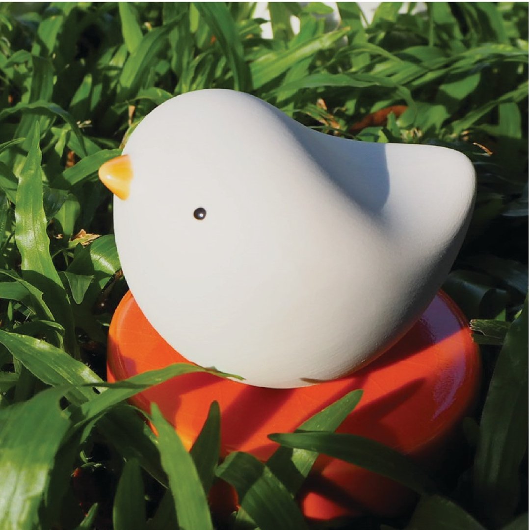 LIVELY BREEZE Bebe Bird Ceramic Fragrance Diffuser - 香薰/精油/线香 - 陶 橘色
