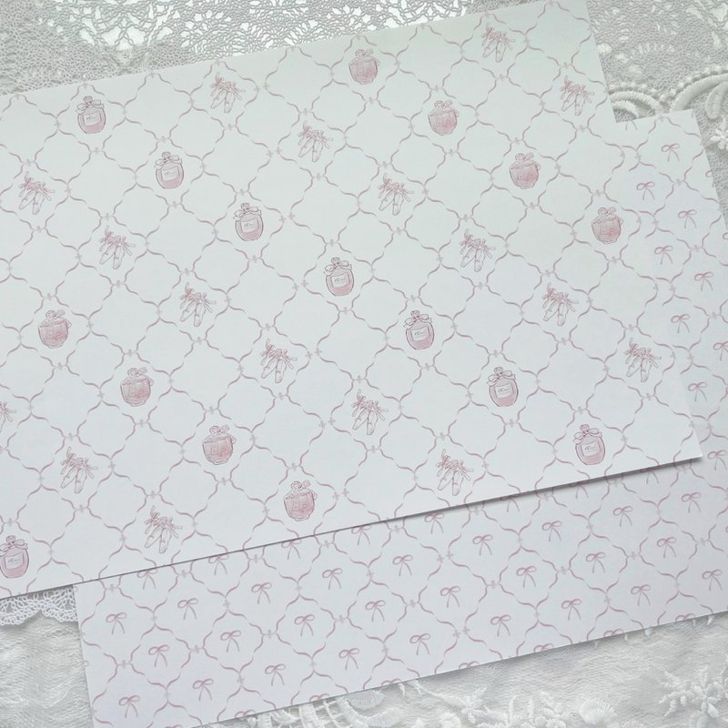 perfume×ribbon ballet collection design paper - 纸盒/包装盒 - 纸 多色