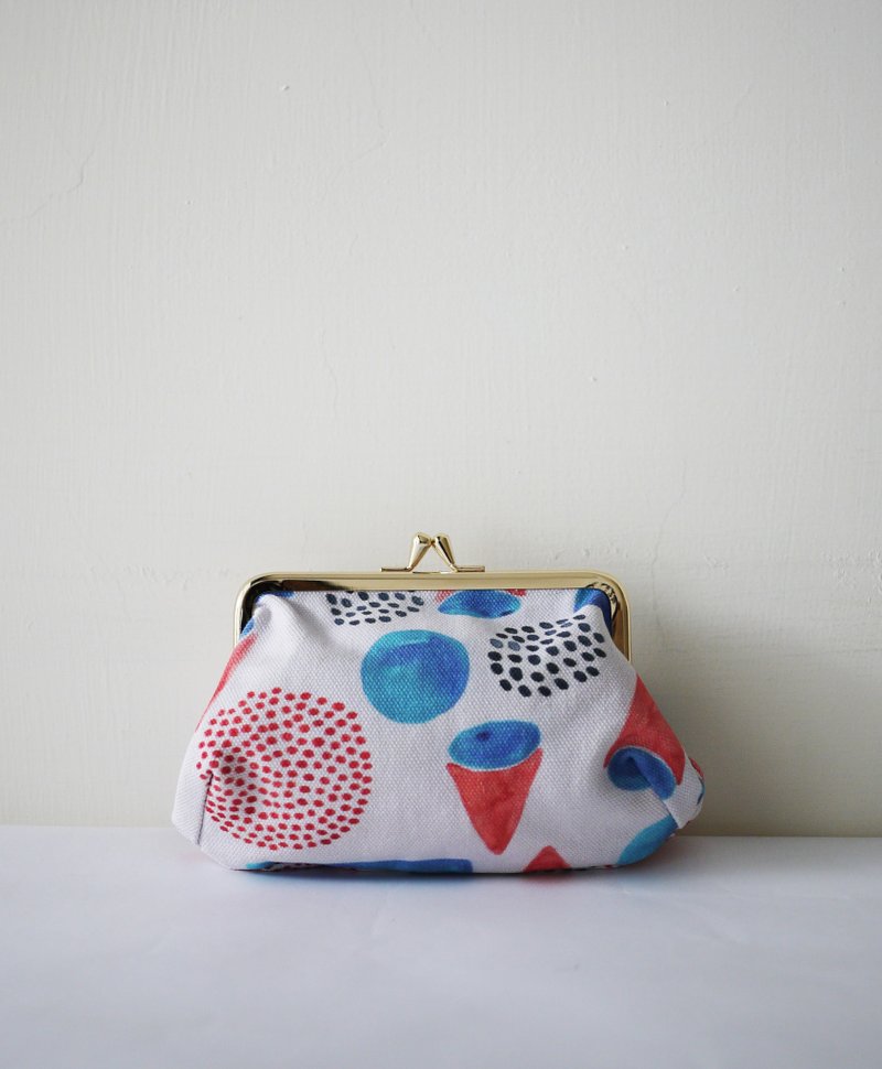 moshimoshi | 手拿口金包-genie - 化妆包/杂物包 - 棉．麻 