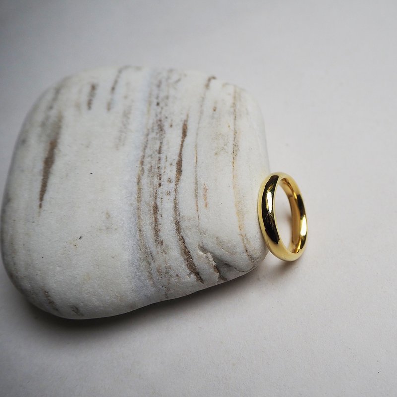 eternity m ring k_永恒m戒指k K金 对戒 婚戒 求婚戒 订婚戒订制 - 戒指 - 贵金属 金色