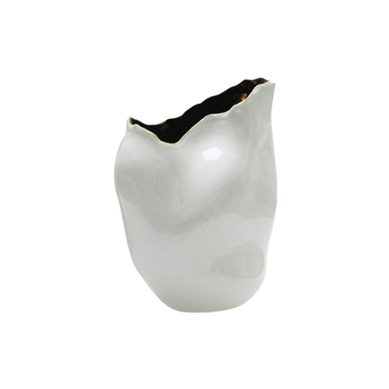 D&M│TWIN双色造型窄瓶 - 植栽/盆栽 - 纸 白色