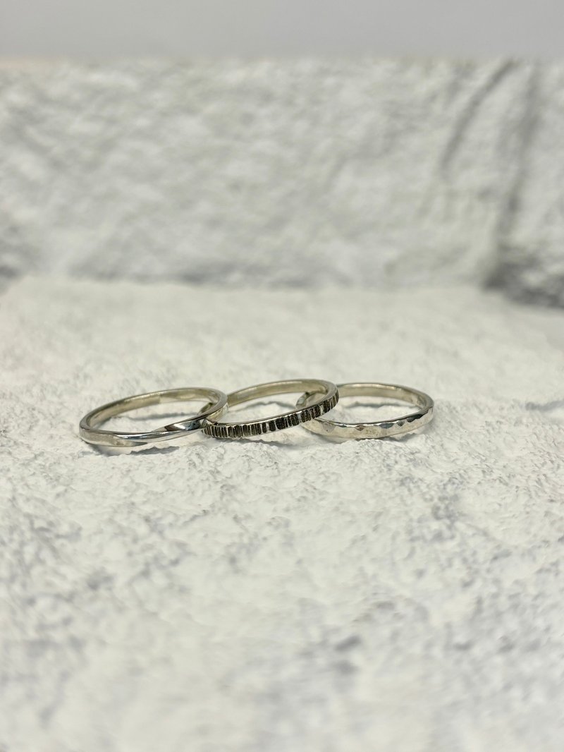 加购 - 文化币折抵/ 纯银戒指 - 金工/饰品 - 纯银 