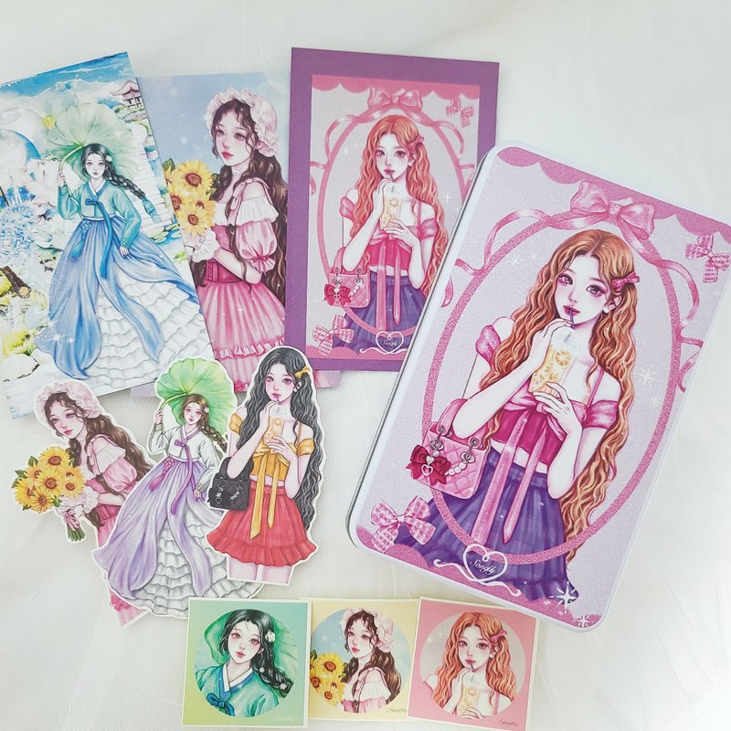 尼罐箱+七月样品包套装 - 贴纸 - 其他金属 多色