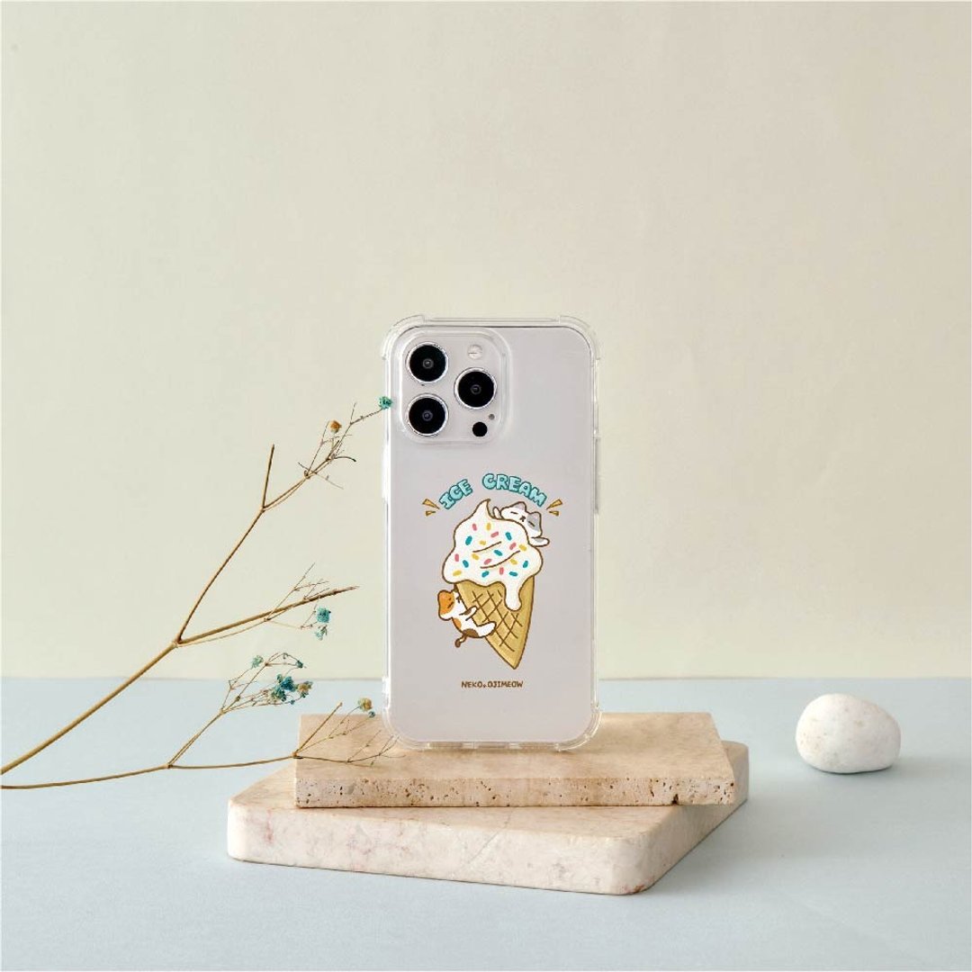 欧吉喵NEKO OJIMEOW缤纷霜淇淋全气囊防摔iPhone手机壳 - 手机壳/手机套 - 塑料 透明