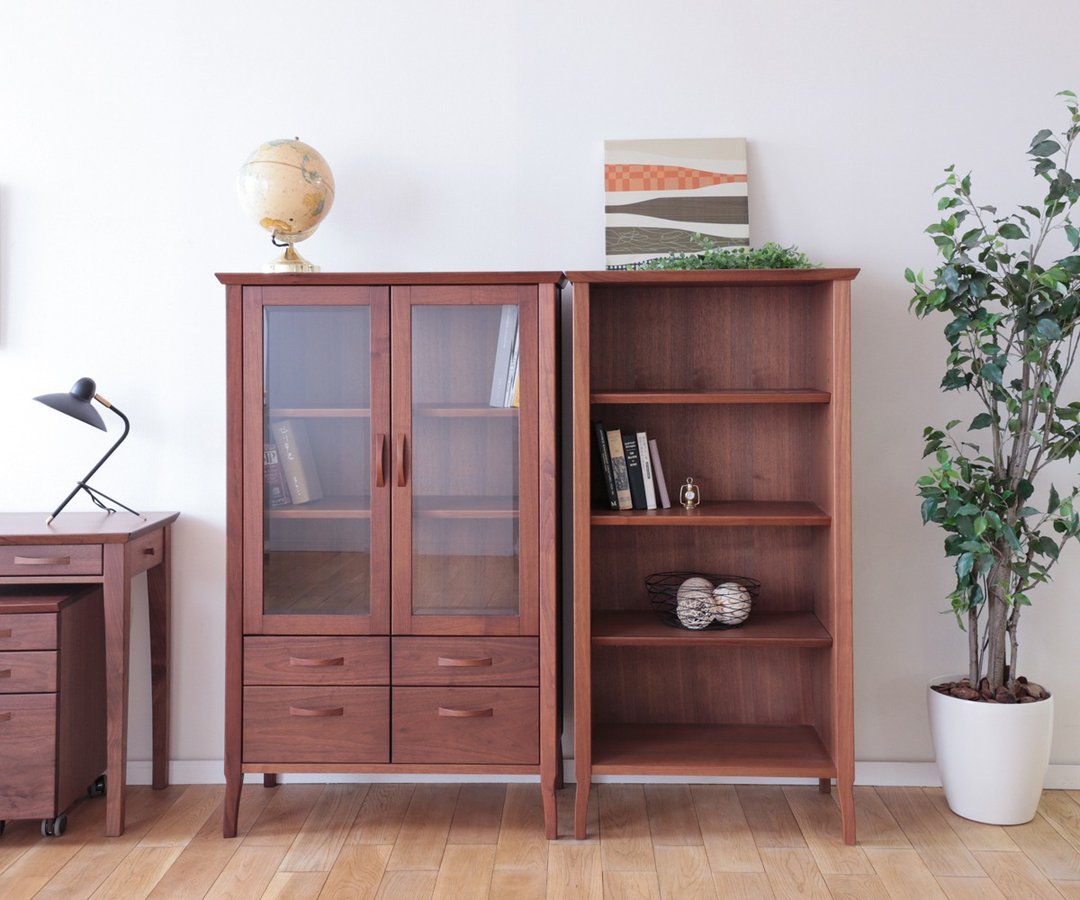 旭川家具 INTERIOR 北匠工房 Tulan 置物柜 - 衣柜/鞋柜 - 木头 咖啡色