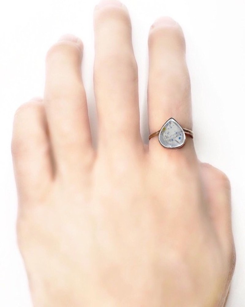 Pinkoi 代购 -  独一无二的 k18 Gilalite 石英戒指 / 定制 - 戒指 - 其他金属 