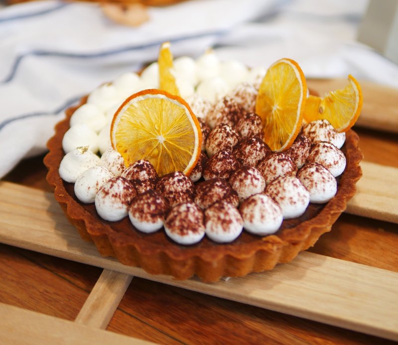 6寸香橙巧克力塔 - 蛋糕/甜点 - 其他材质 