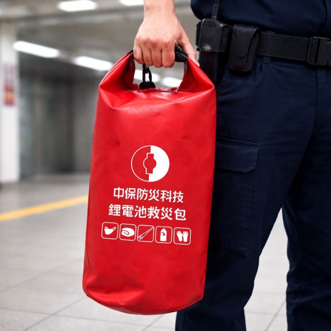 【中保防灾科技】锂电池救灾包 (安全应变袋着走 ) - 其他 - 其他材质 红色