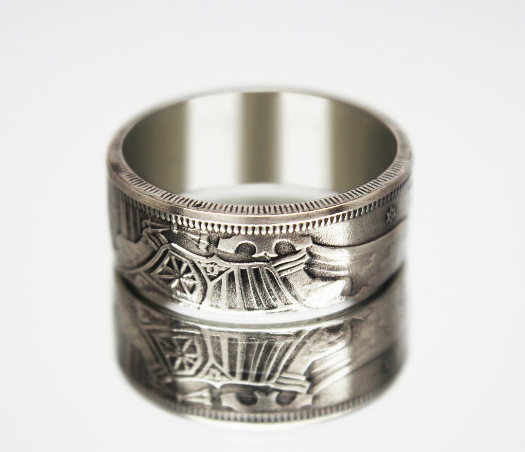 Spain Coin Ring 25 ptas 1957 coin rings for men coin rings for women - 戒指 - 其他金属 
