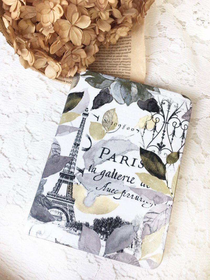 手作好礼‘多功能护照包’秋艾菲尔 /旅行 出国 情人节 生日交换礼物 - 护照夹/护照套 - 真皮 绿色