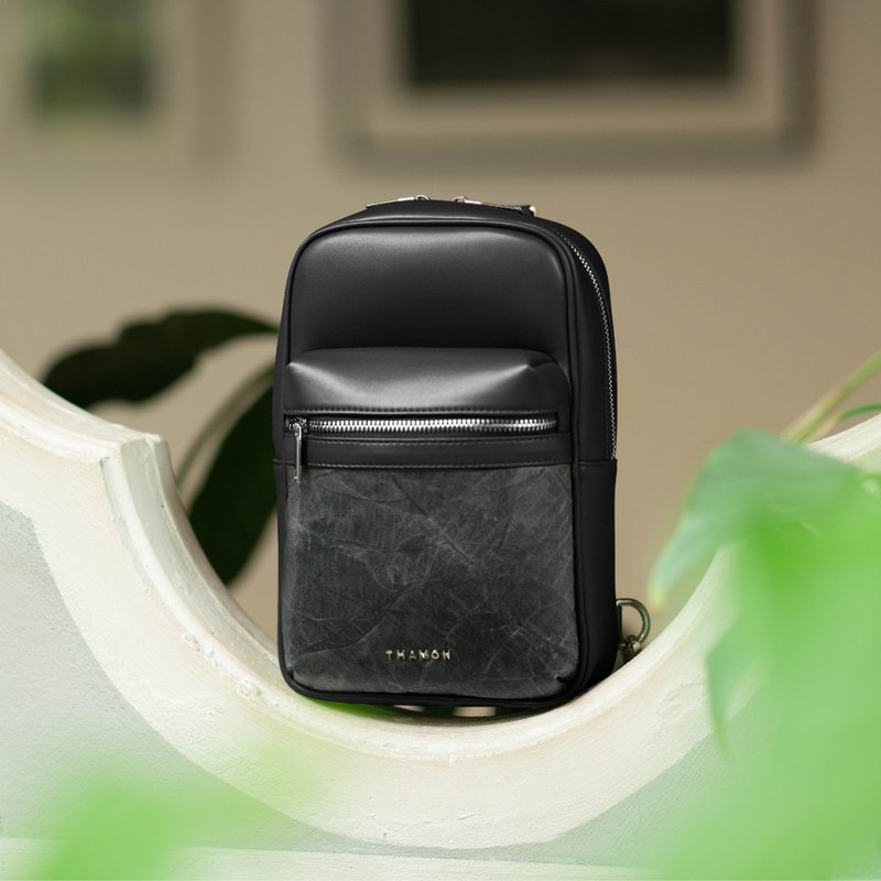 男士腰包 黑色 (Nomad Slimg Bag) - 其他 - 植物．花 黑色