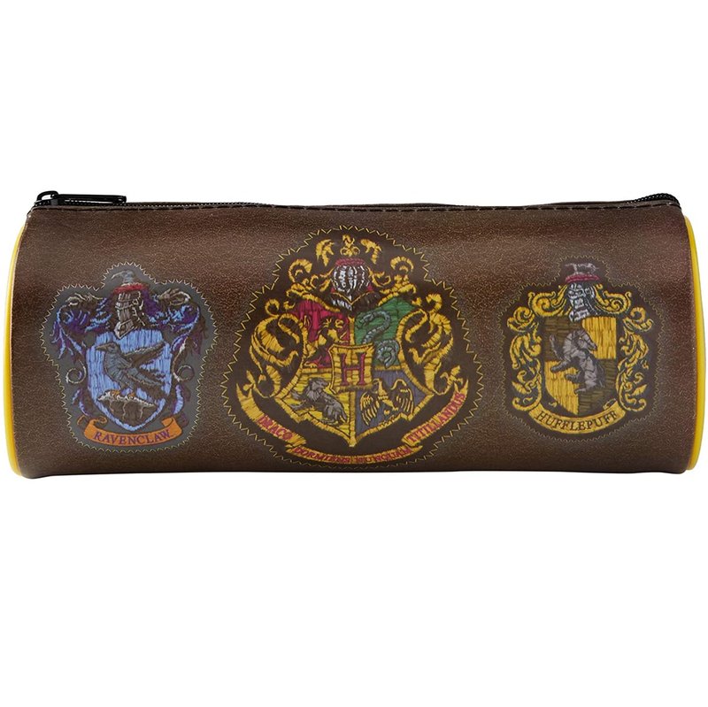 【哈利波特】霍格华兹徽章笔袋/收纳袋 Harry Potter - 铅笔盒/笔袋 - 其他材质 咖啡色