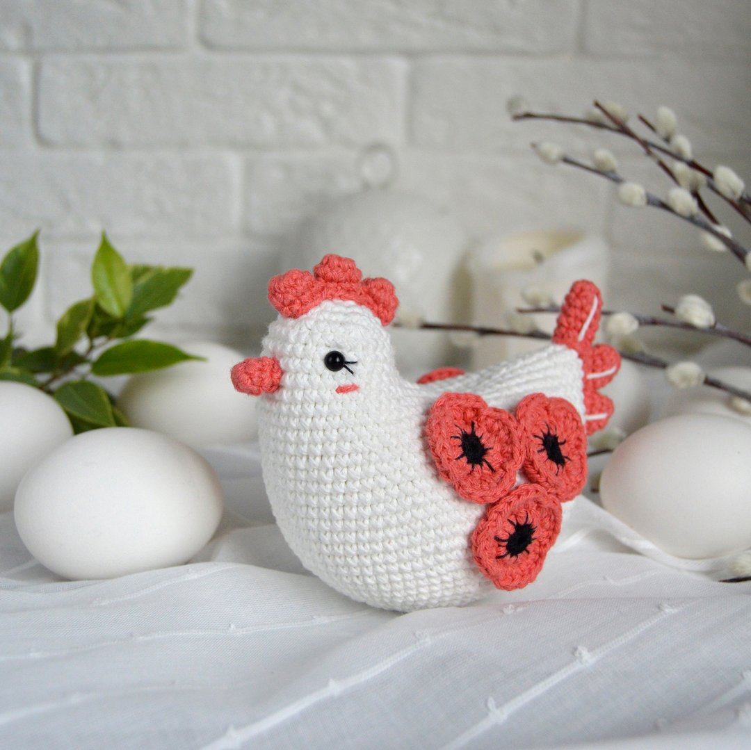 PDF crochet pattern Easter Chickens, amigurumi chicken diy pdf tutorial - 手工艺教程/工具书 - 其他材质 