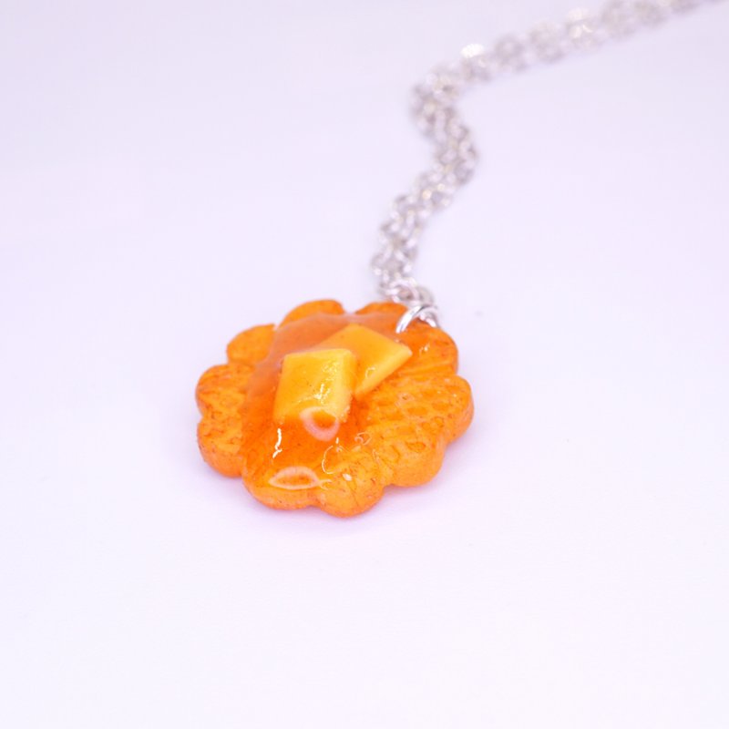 *Playful Design* 迷你夹饼颈链 - 颈链 - 粘土 咖啡色